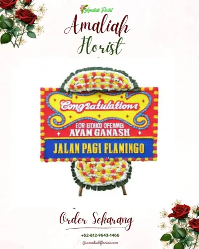 Bunga Papan Congratulation di Bondowoso Kota